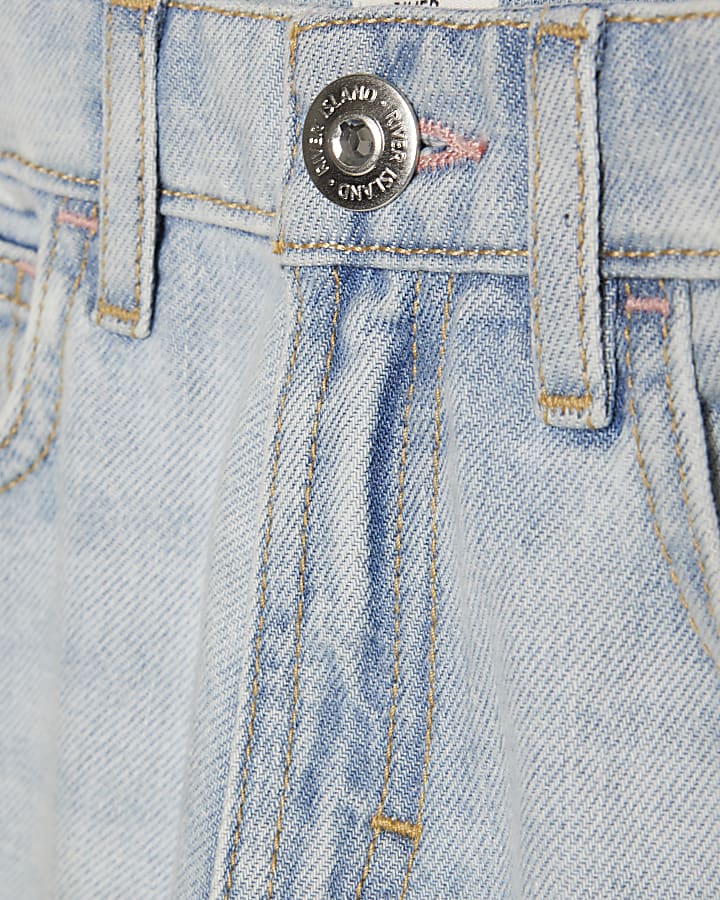 Girls Blue Straight Jeans