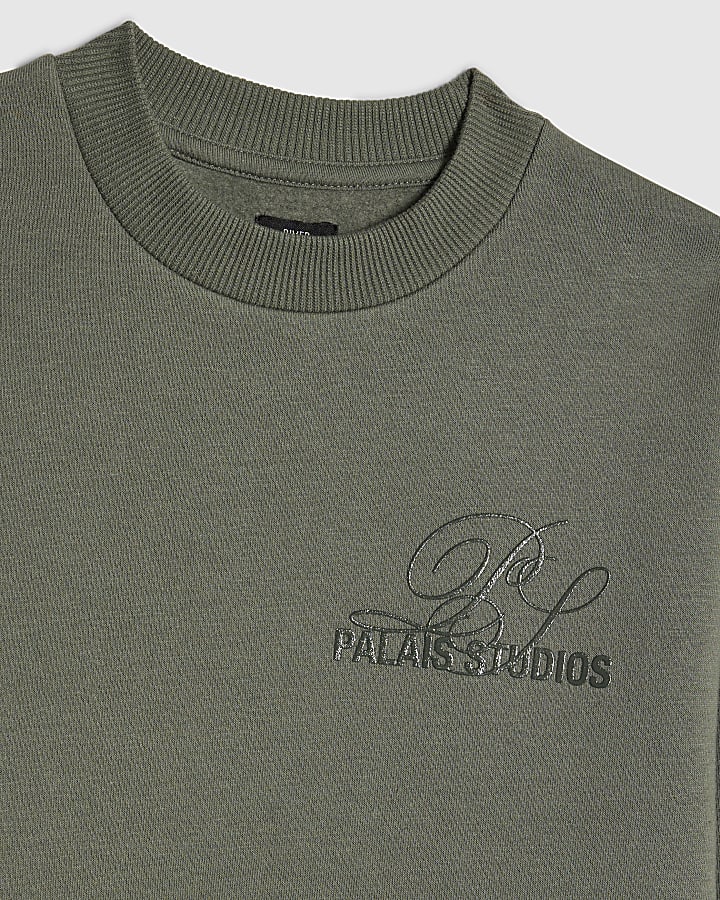Boys Green Palais Sweatshirt Set