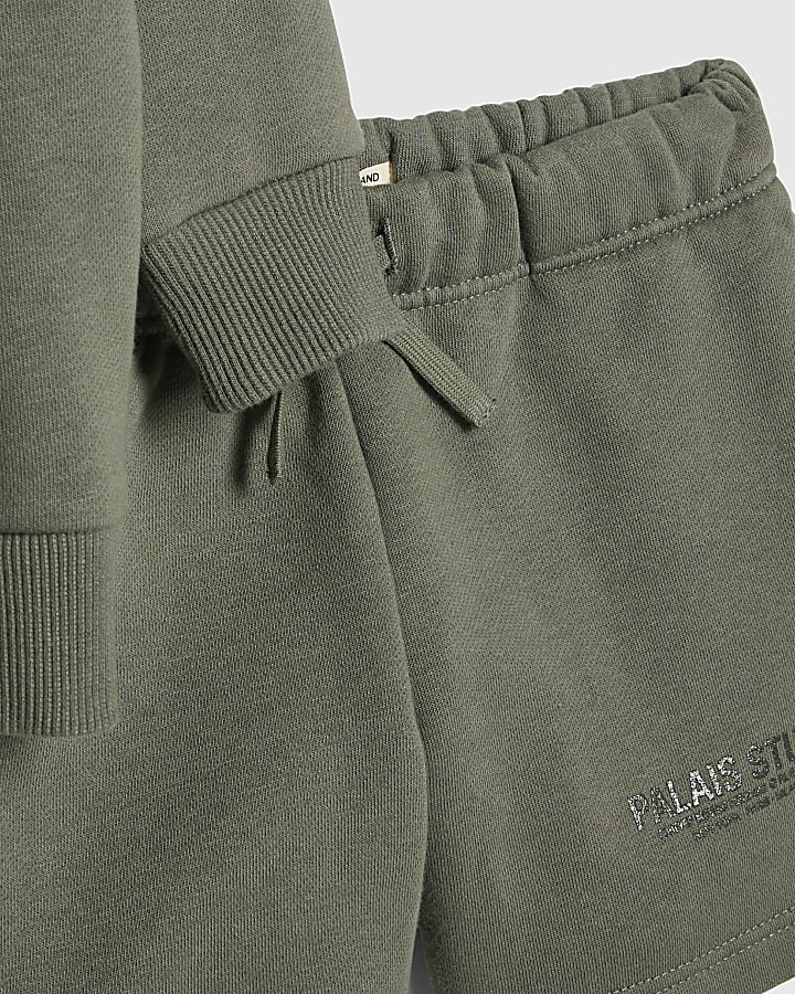 Mini Boys Green Palais Sweatshirt Set