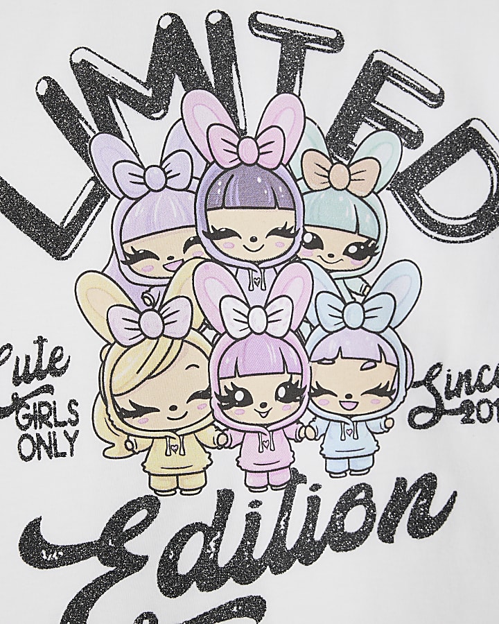 Girls White Limited Edition T-Shirt