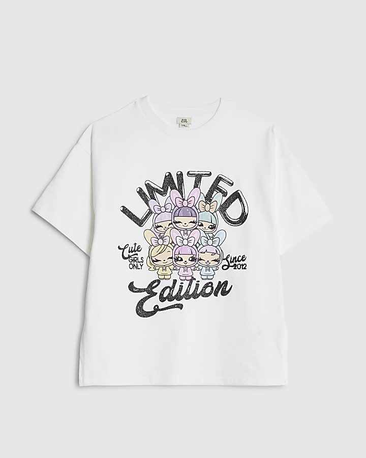 Girls White Limited Edition T-Shirt