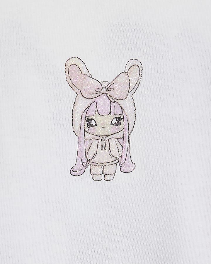 Girls White New York Girl Squad T-Shirt
