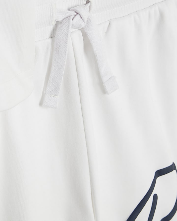 Boys White River T-Shirt And Shorts Set