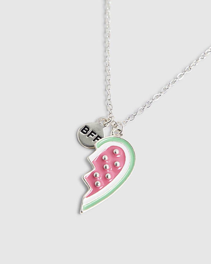 Girls Pink Watermelon Necklace