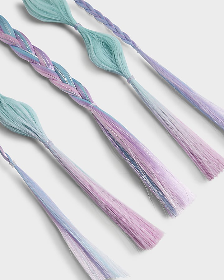 Purple Mermaid Fake Hair Pony