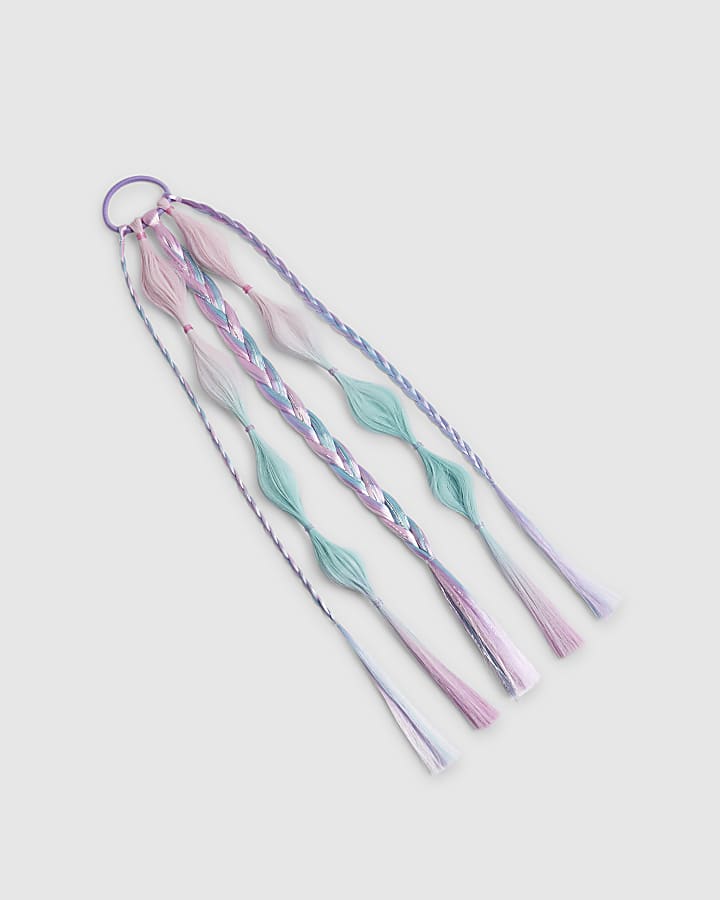 Purple Mermaid Fake Hair Pony