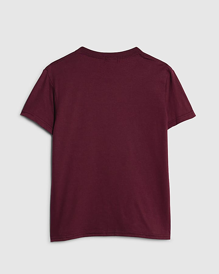 Girls Red Sassy Vibes T-Shirt