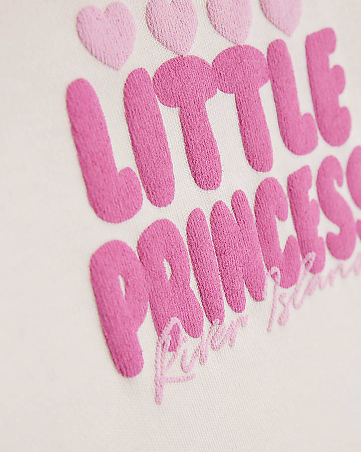 Baby Girls Pink Little Princess Top Set