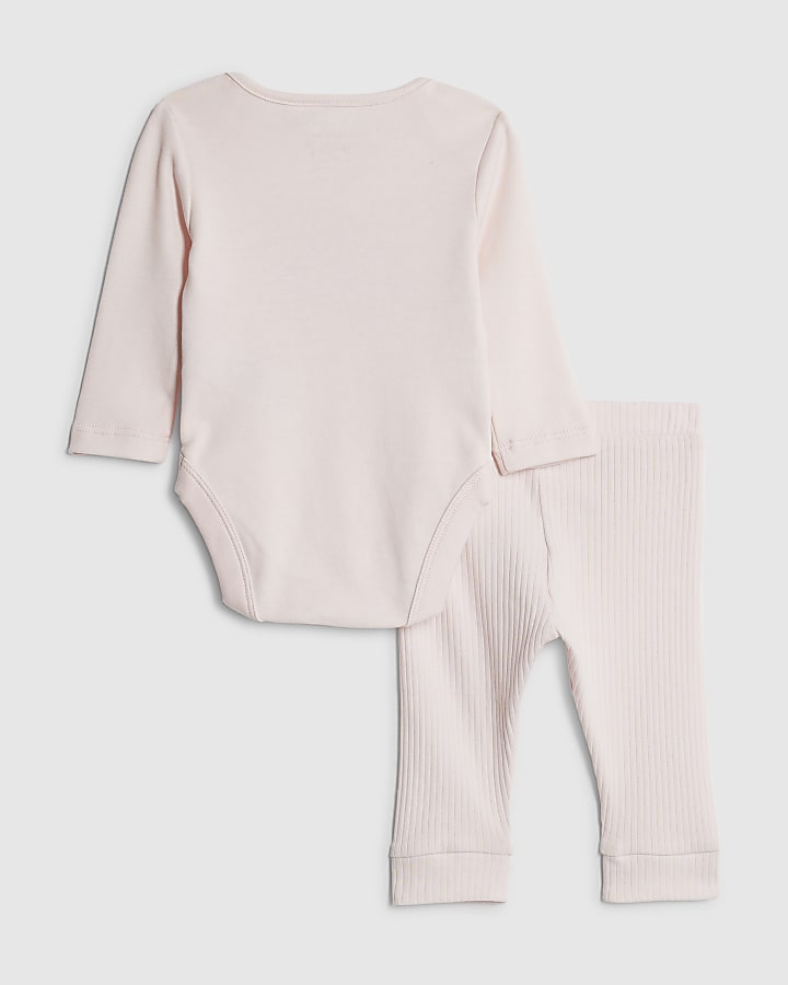 Baby Girls Pink Little Princess Top Set