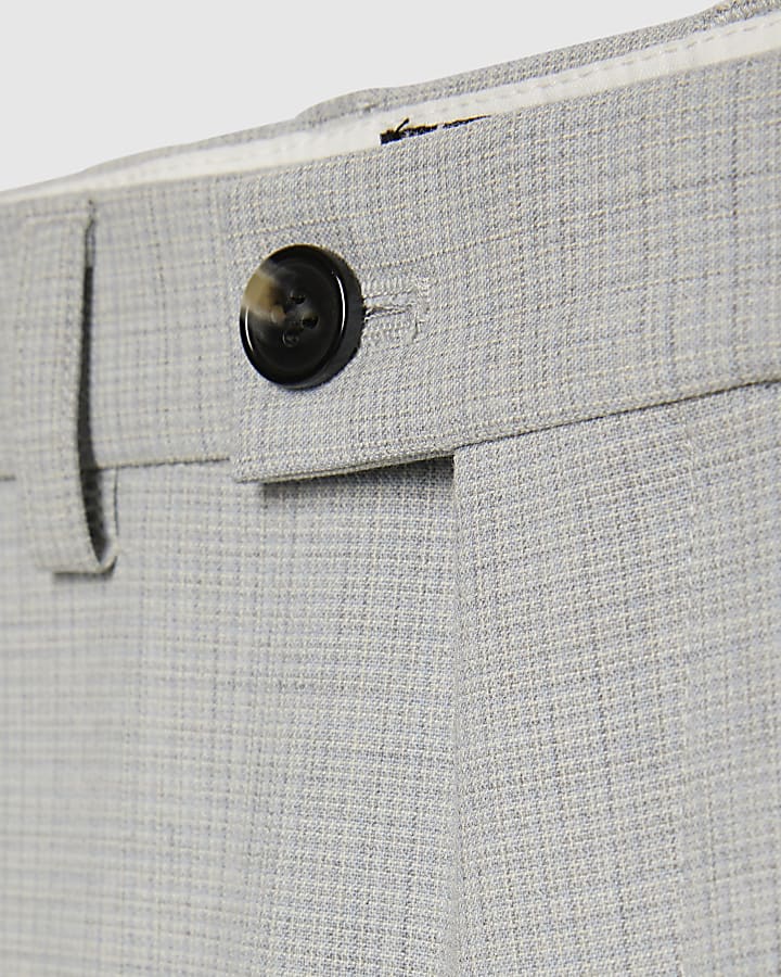 Boys Blue Tailored Suit Shorts