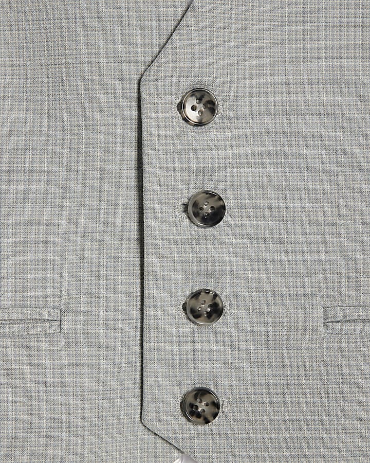 Mini Boys Blue Tailored Waistcoat 4 Piece Set