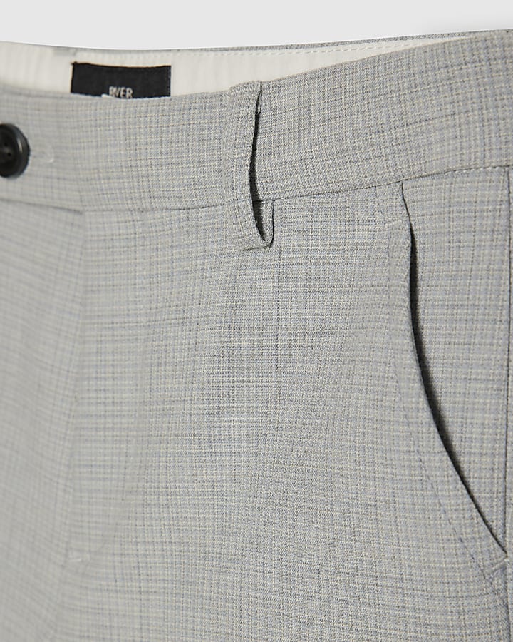 Mini Boys Blue Tailored Suit Shorts