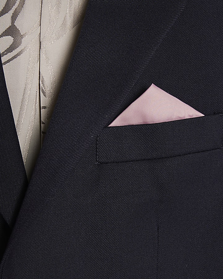 Boys Navy Tailored Suit Jacket Set