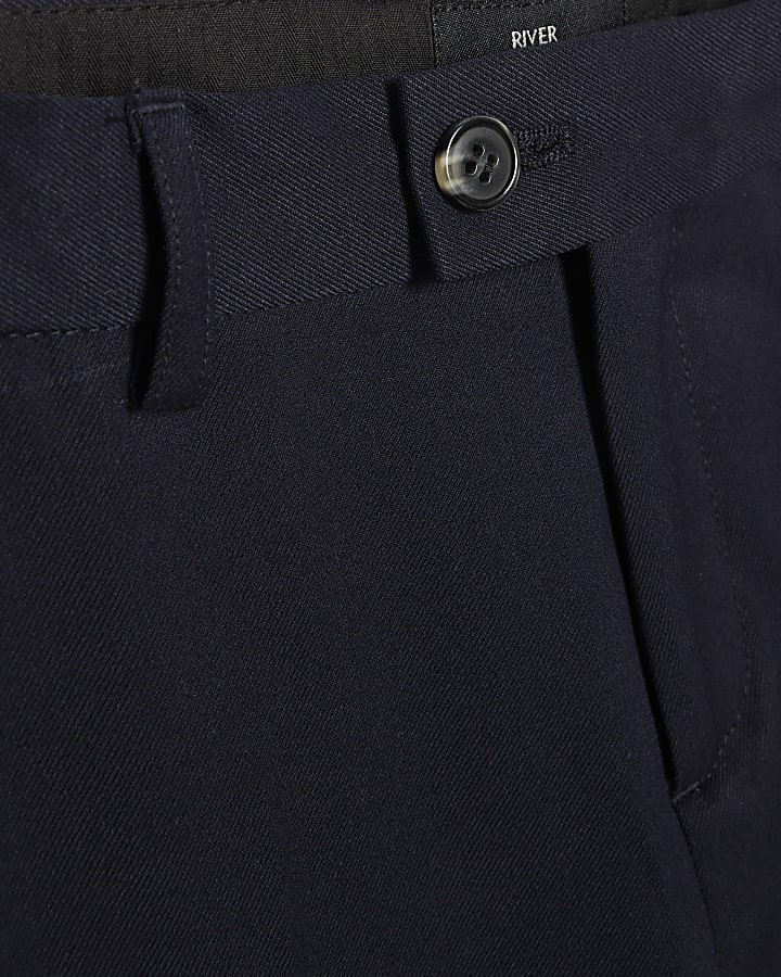 Boys Navy Tailored Suit Jacket Set