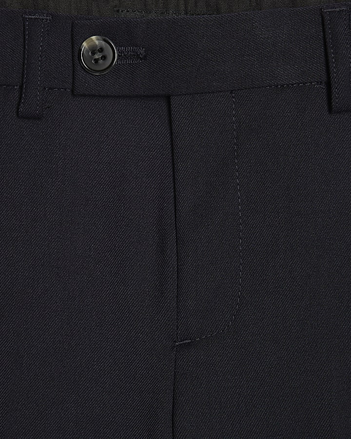 Mini Boys Navy Tailored Suit Trousers