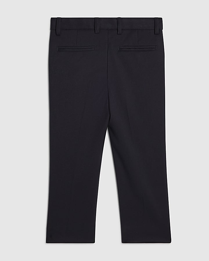 Mini Boys Navy Tailored Suit Trousers