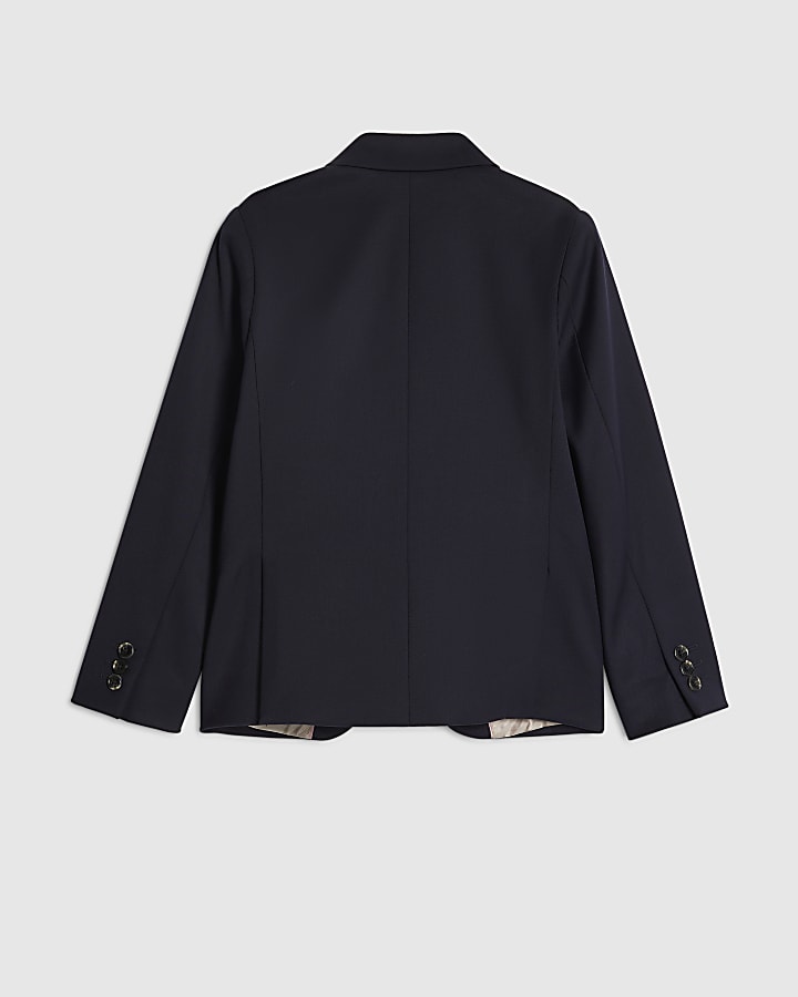 Boys Navy Tailored Suit Jacket