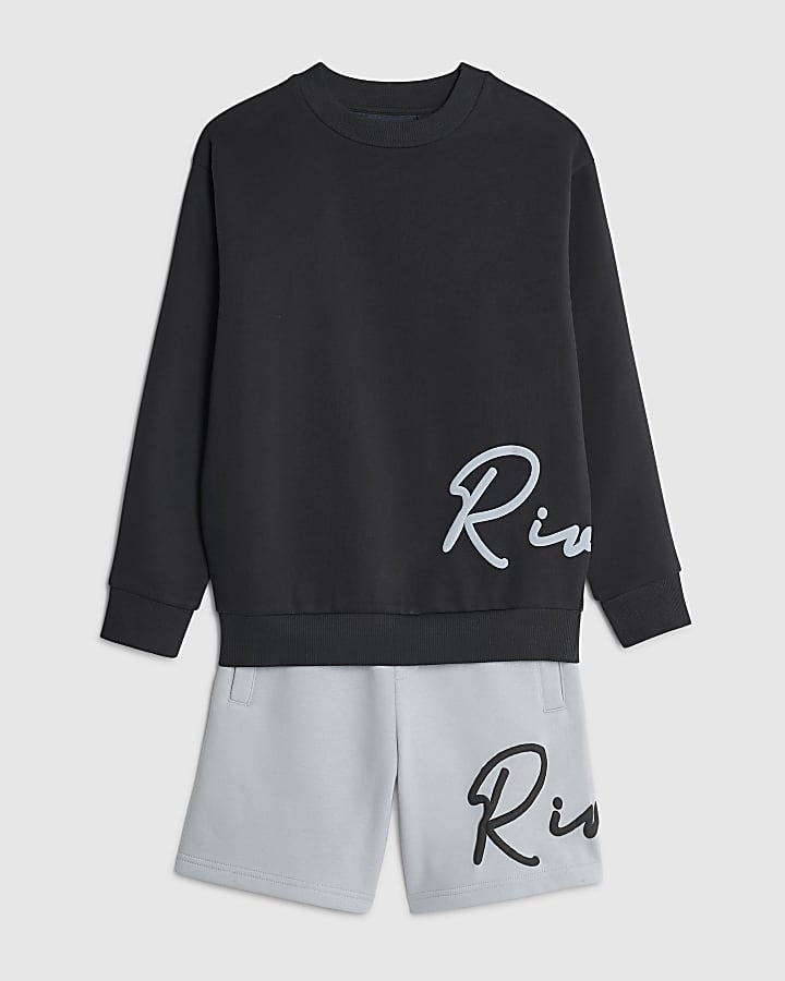 Boys Blue River Sweatshirt Set