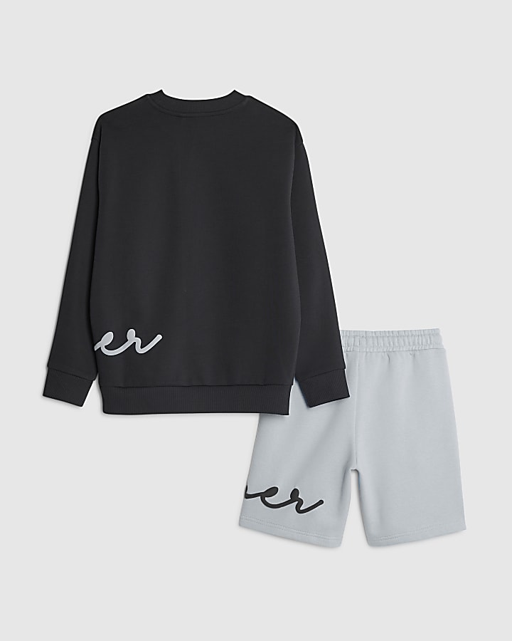 Boys Blue River Sweatshirt Set