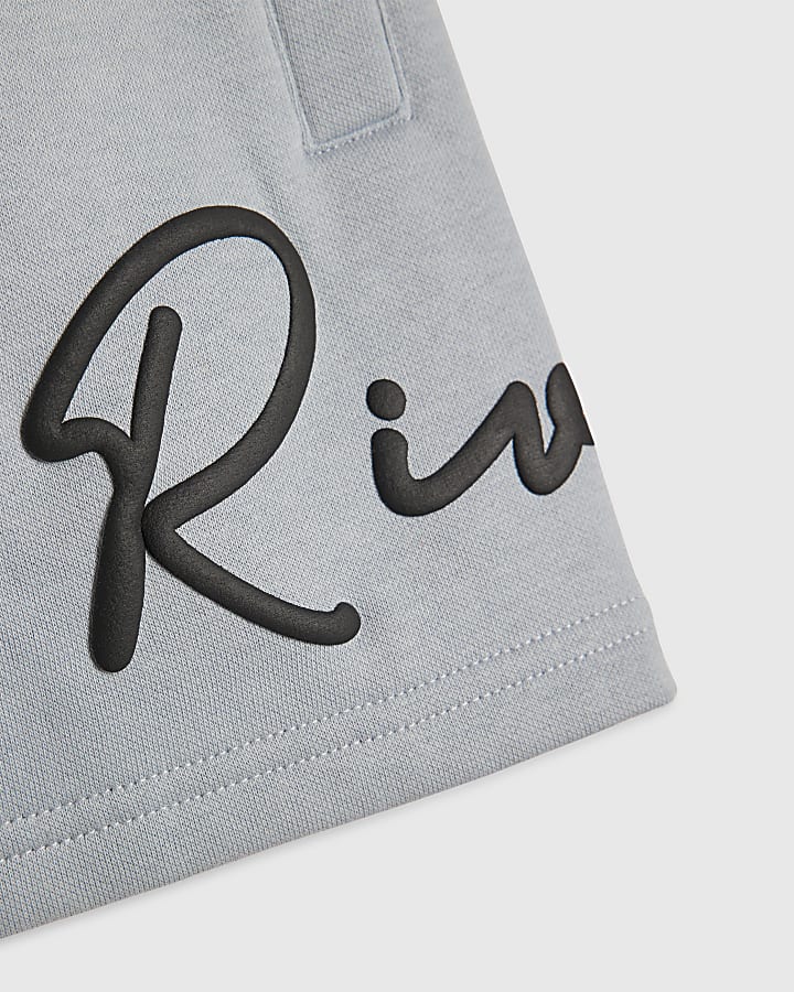 Mini Boys Navy River Sweatshirt Set