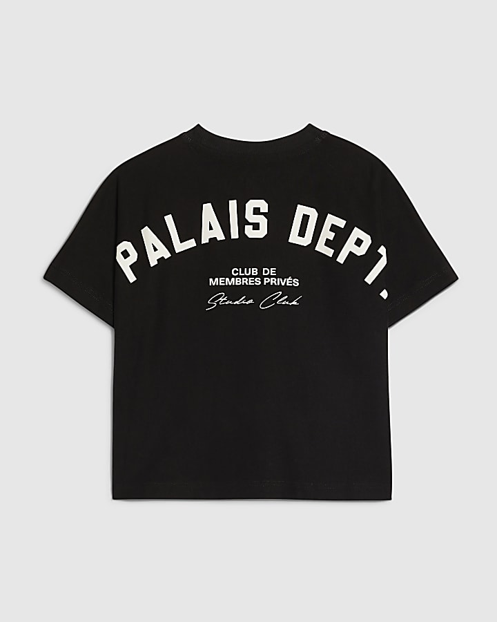 Mini Boys Black Palais Dept T-Shirt