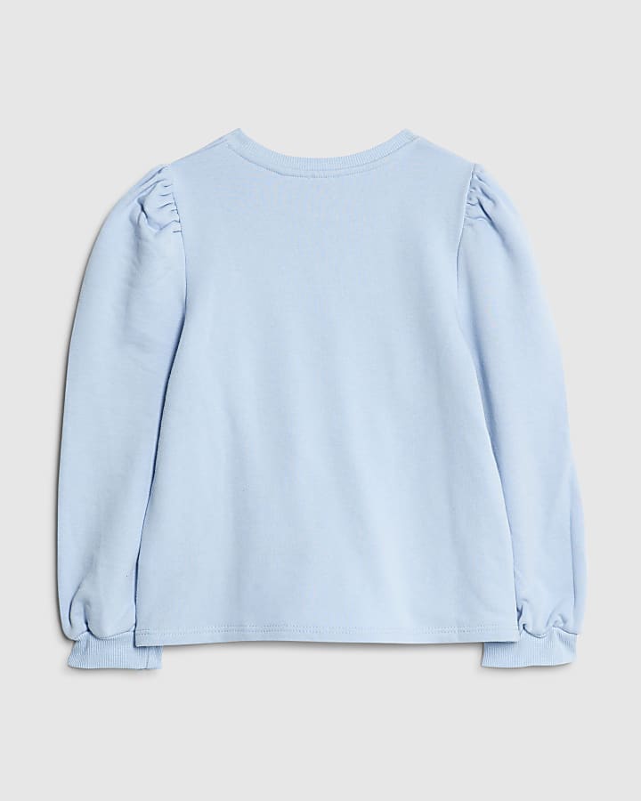 Girls Blue Sassy Vibes Sweatshirt