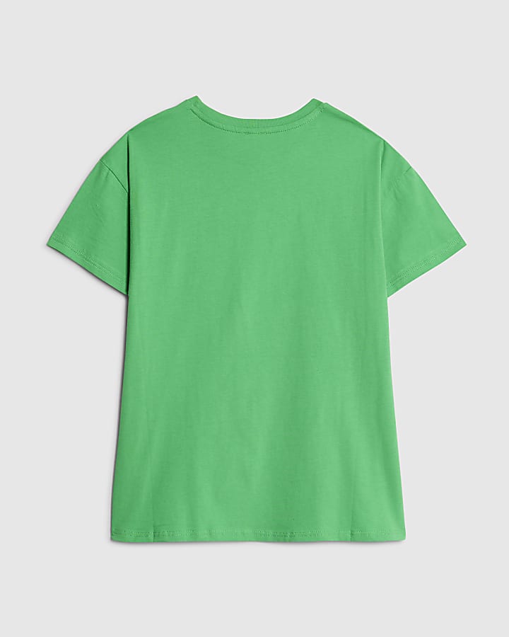 Girls Green Sassy Vibes T-shirt