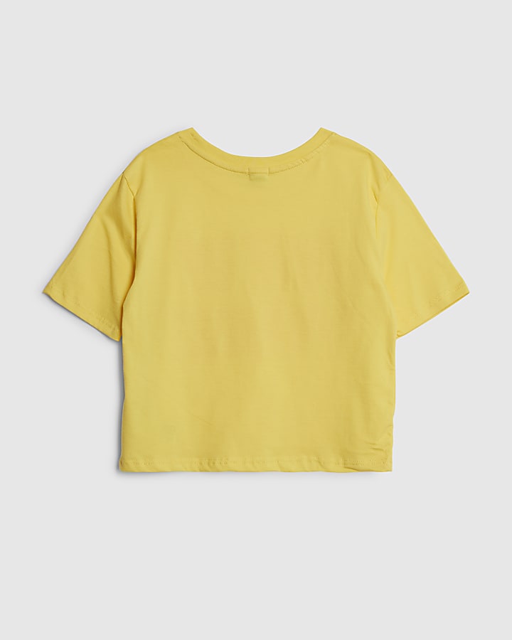 Girls Yellow New York T-Shirt