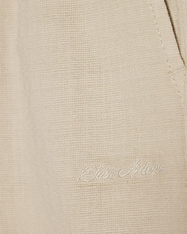 Mini Boys Beige Pull On Trousers