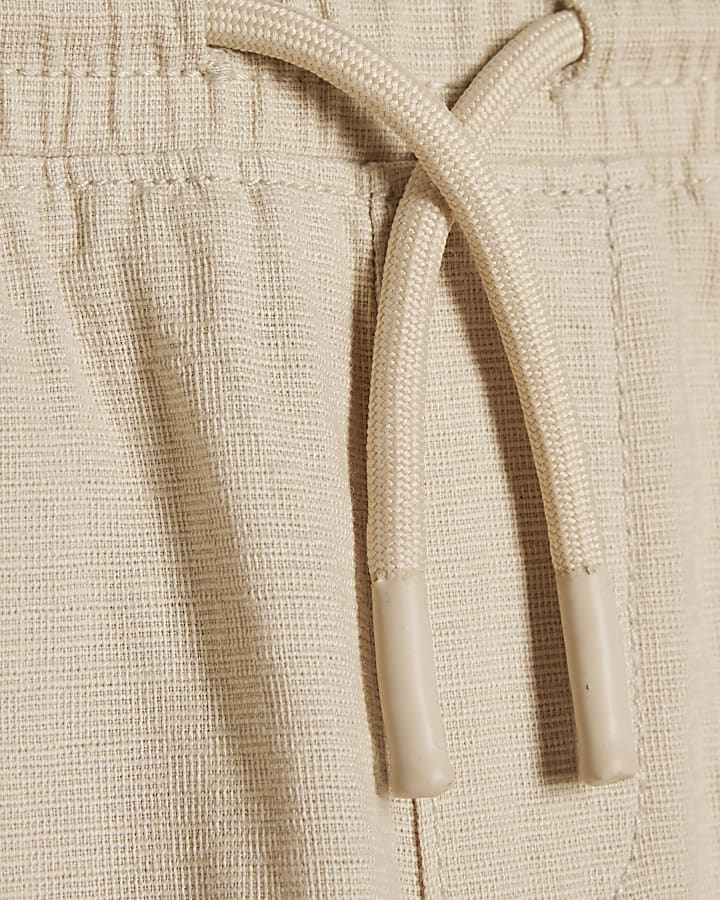 Mini Boys Beige Pull On Trousers