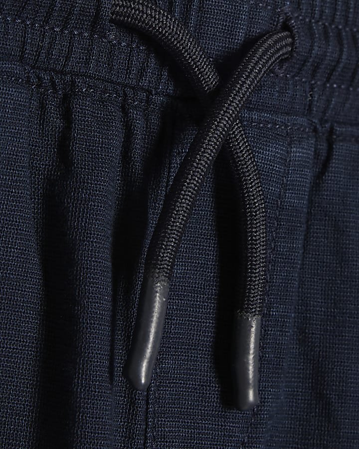 Mini Boys Navy Pull On Trousers
