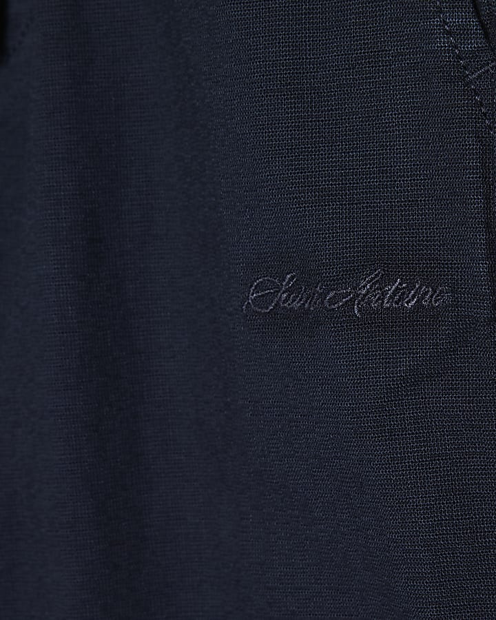 Boys Navy Pull On Trousers