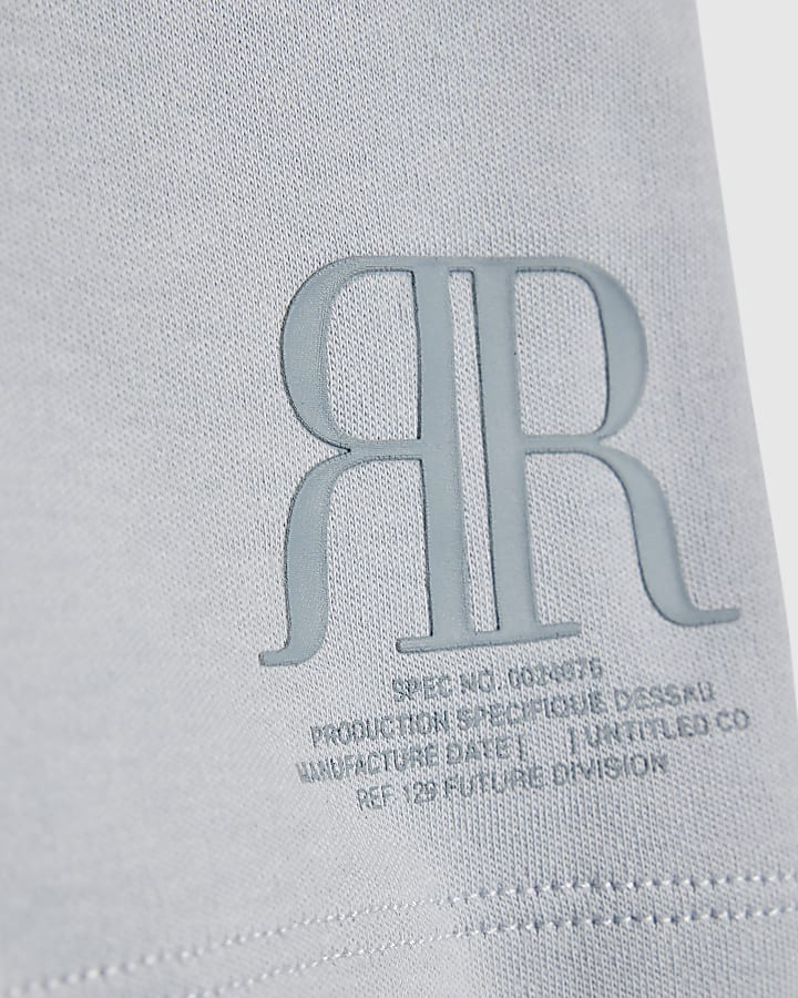 Mini Boys Blue RR T-Shirt And Shorts Set