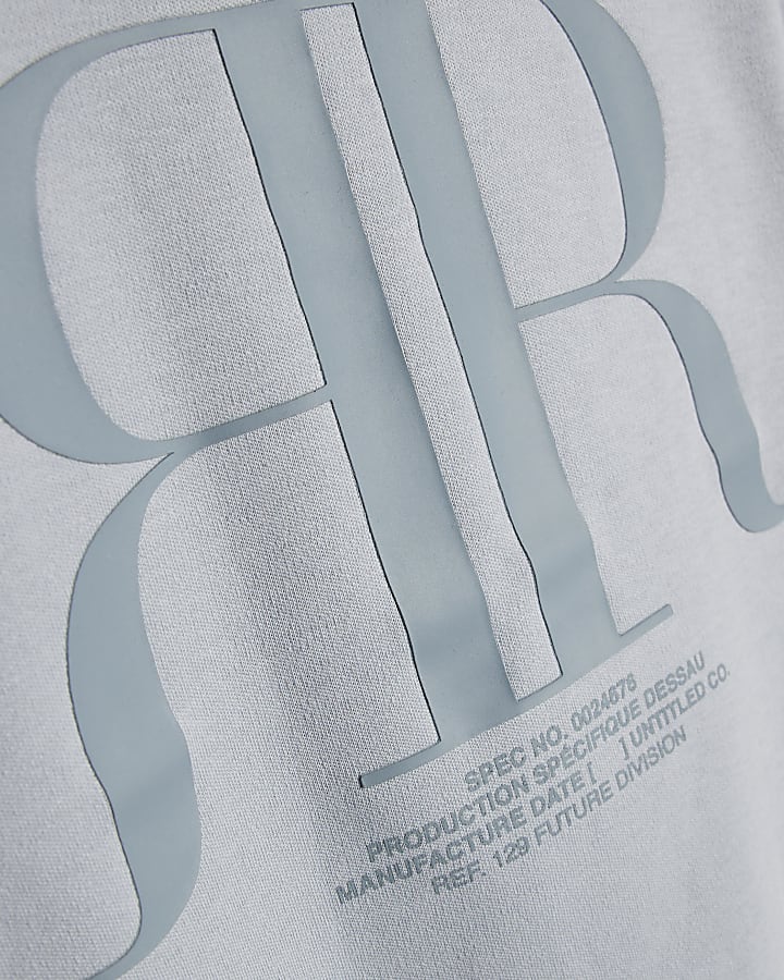 Mini Boys Blue RR T-Shirt And Shorts Set