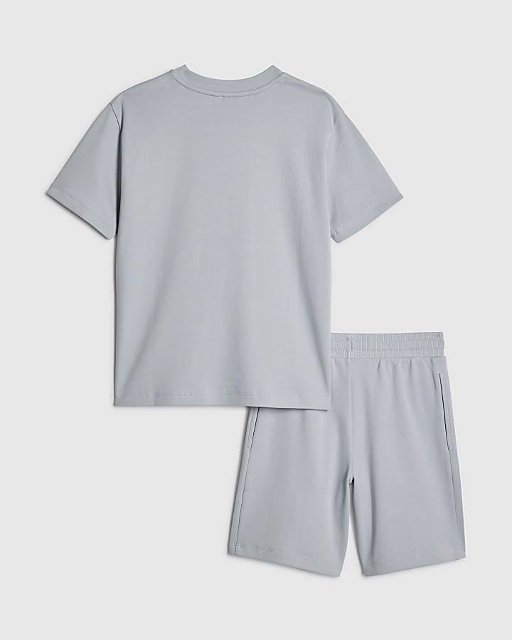 Boys Blue RR T-Shirt And Shorts Set