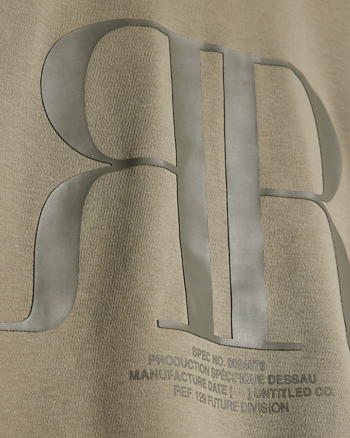 Boys Khaki RR T-Shirt And Shorts Set