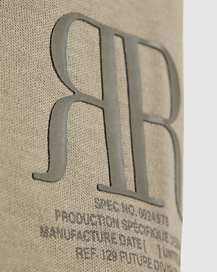 Boys Khaki RR T-Shirt And Shorts Set