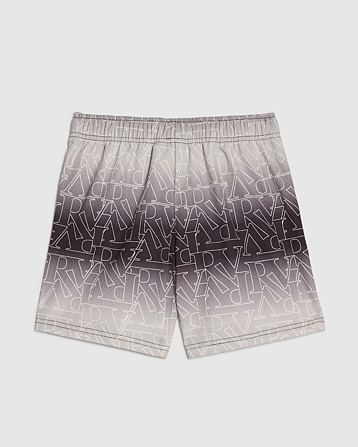 Boys Black Ombre Swim Shorts