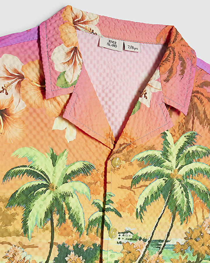 Boys Multi Colour Tropical Swim Set