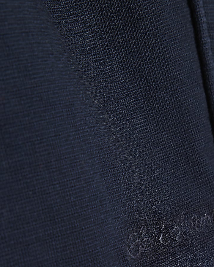 Mini Boys Navy Pull On Shorts