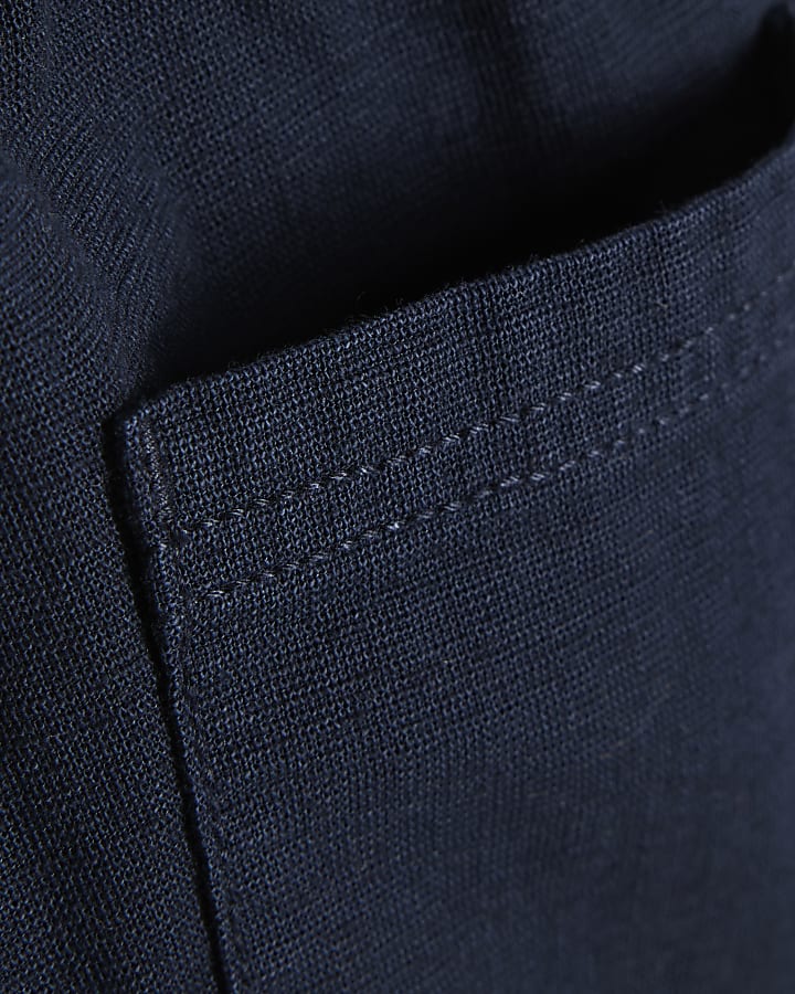 Mini Boys Navy Pull On Shorts