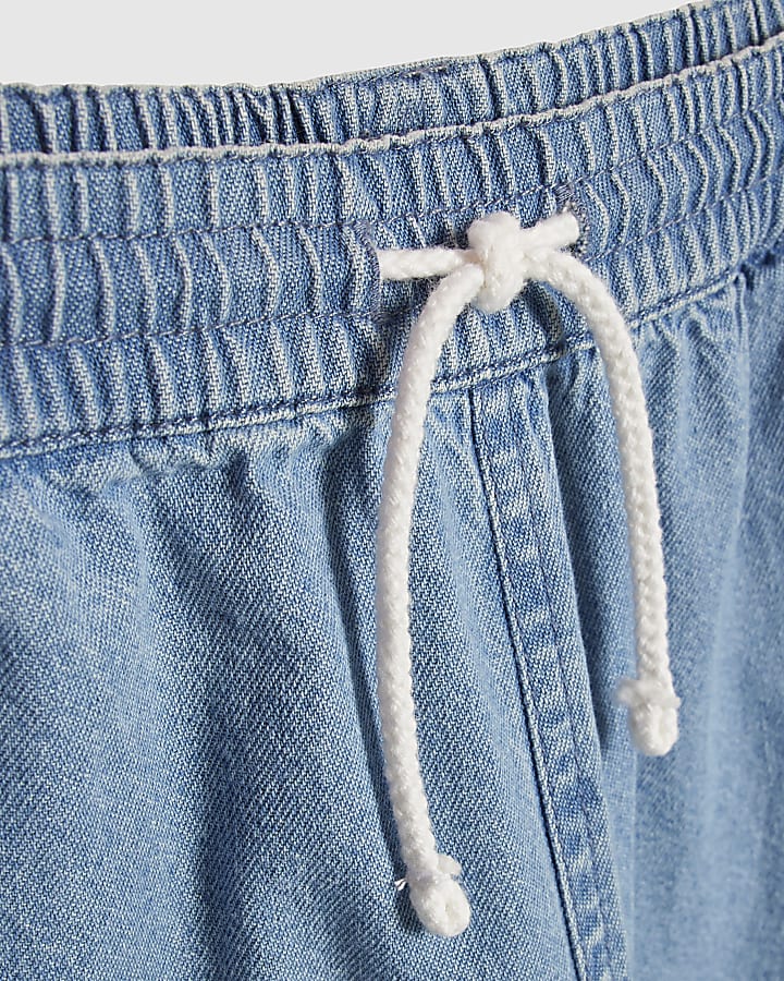 Girls Pink Stripe Top And Jeans Set