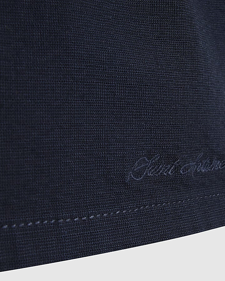 Boys Navy Pull On Shorts