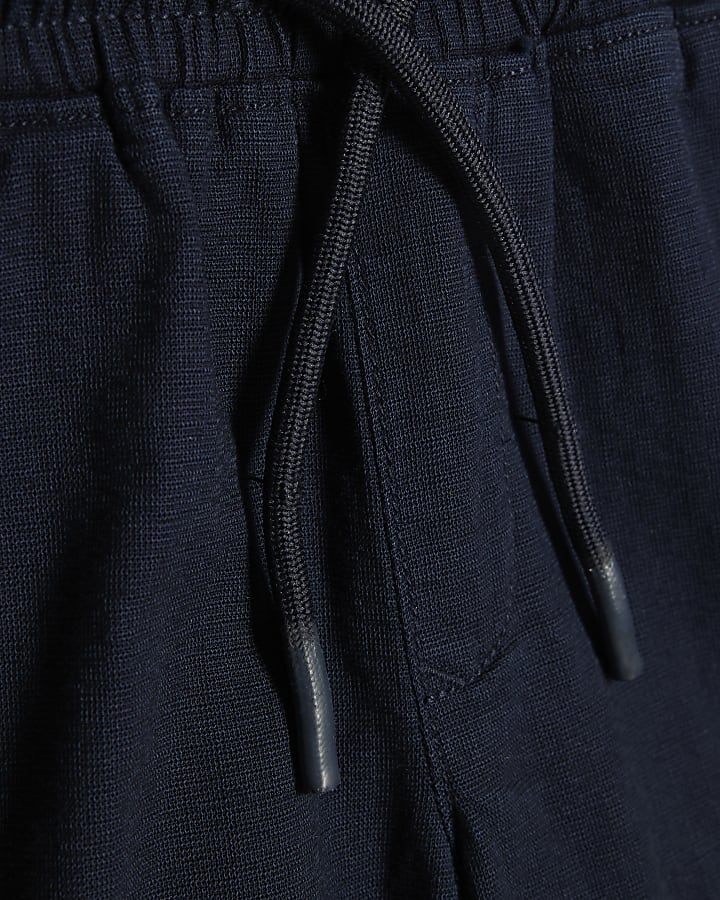 Boys Navy Pull On Shorts