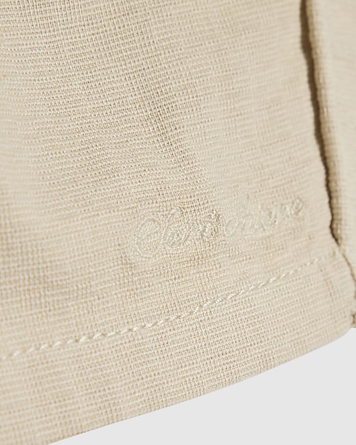 Mini Boys Beige Pull On Shorts