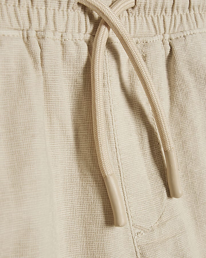 Boys Beige Pull On Shorts