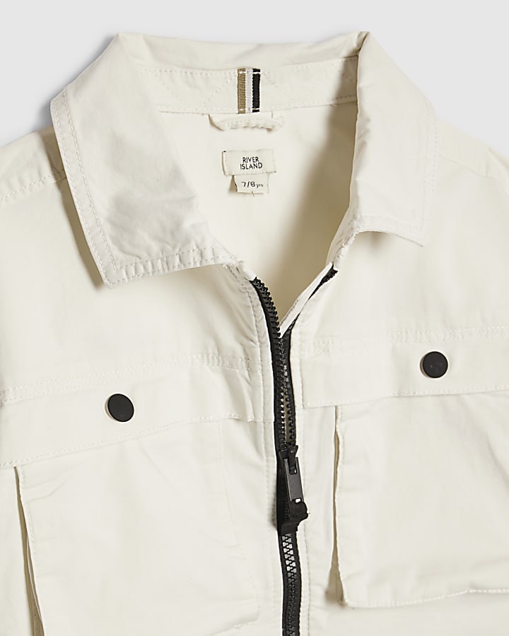 Boys White Shacket