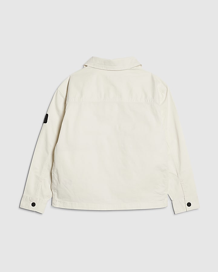 Boys White Shacket
