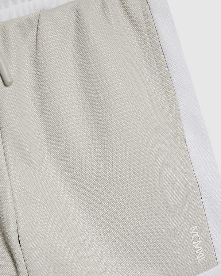 Boys Grey Colour Block T-Shirt Set