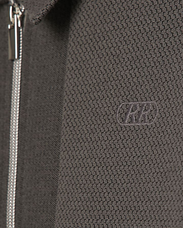 Boys Grey Textured Jacket 3 Piece Set